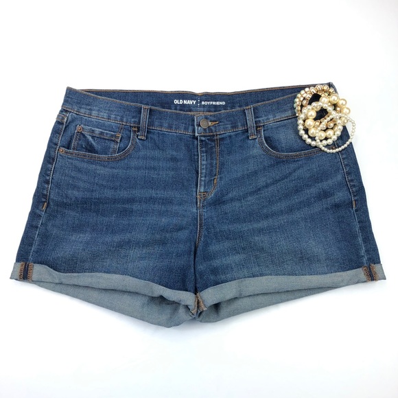 Old Navy Pants - Old Navy Boyfriend Jean Shorts Size 14